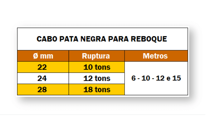 CABO SUPER NYLON REBOQUE DINAMICO